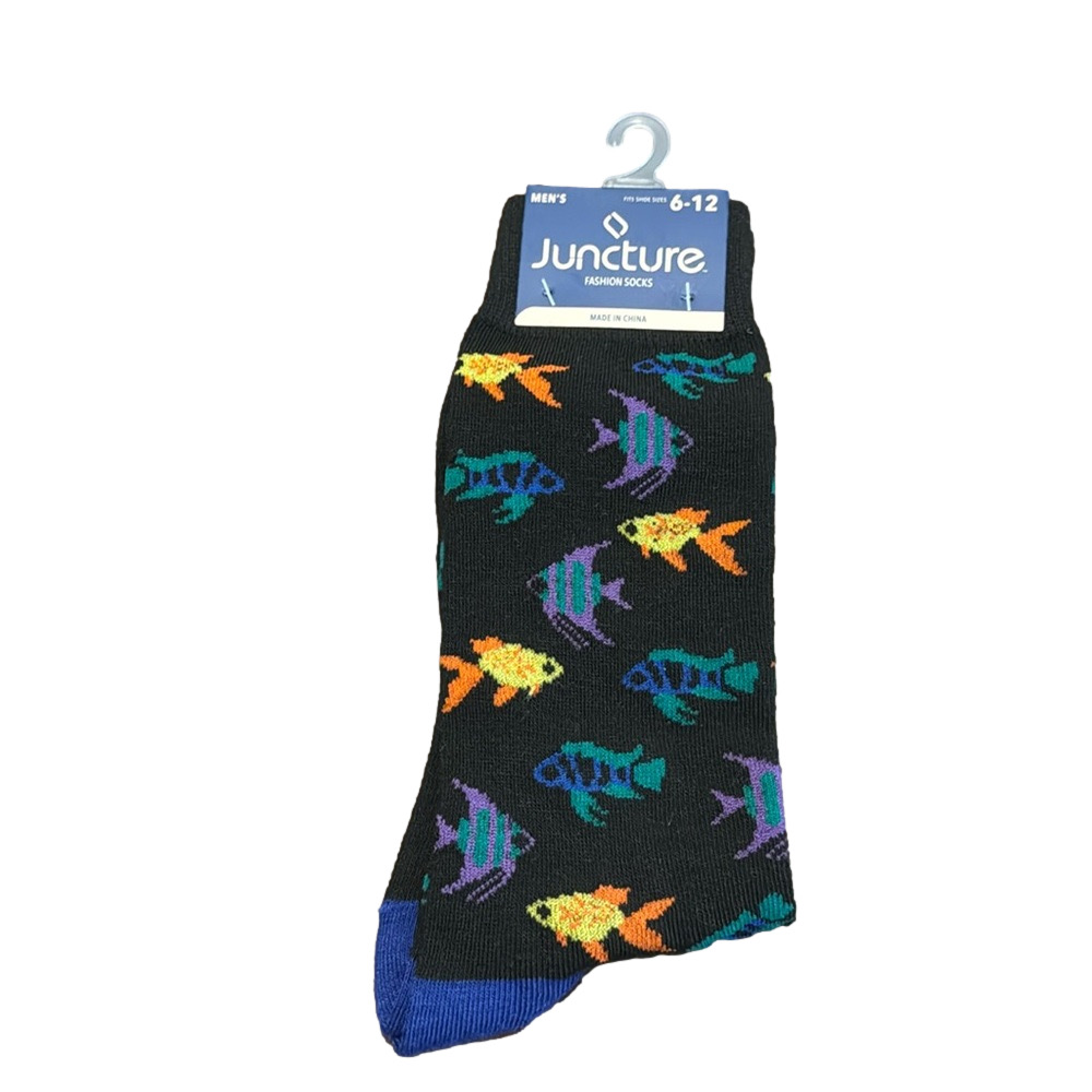 Juncture Fish Crew Socks NWT